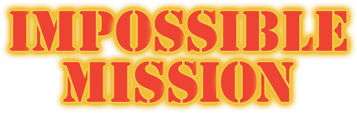Impossible Mission logo for Commodore 64
